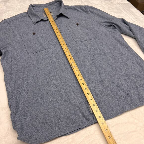 The Stronghold Shirt Mens 3XL Blue Flannel Button Down Los Angeles Casual - Picture 7 of 8